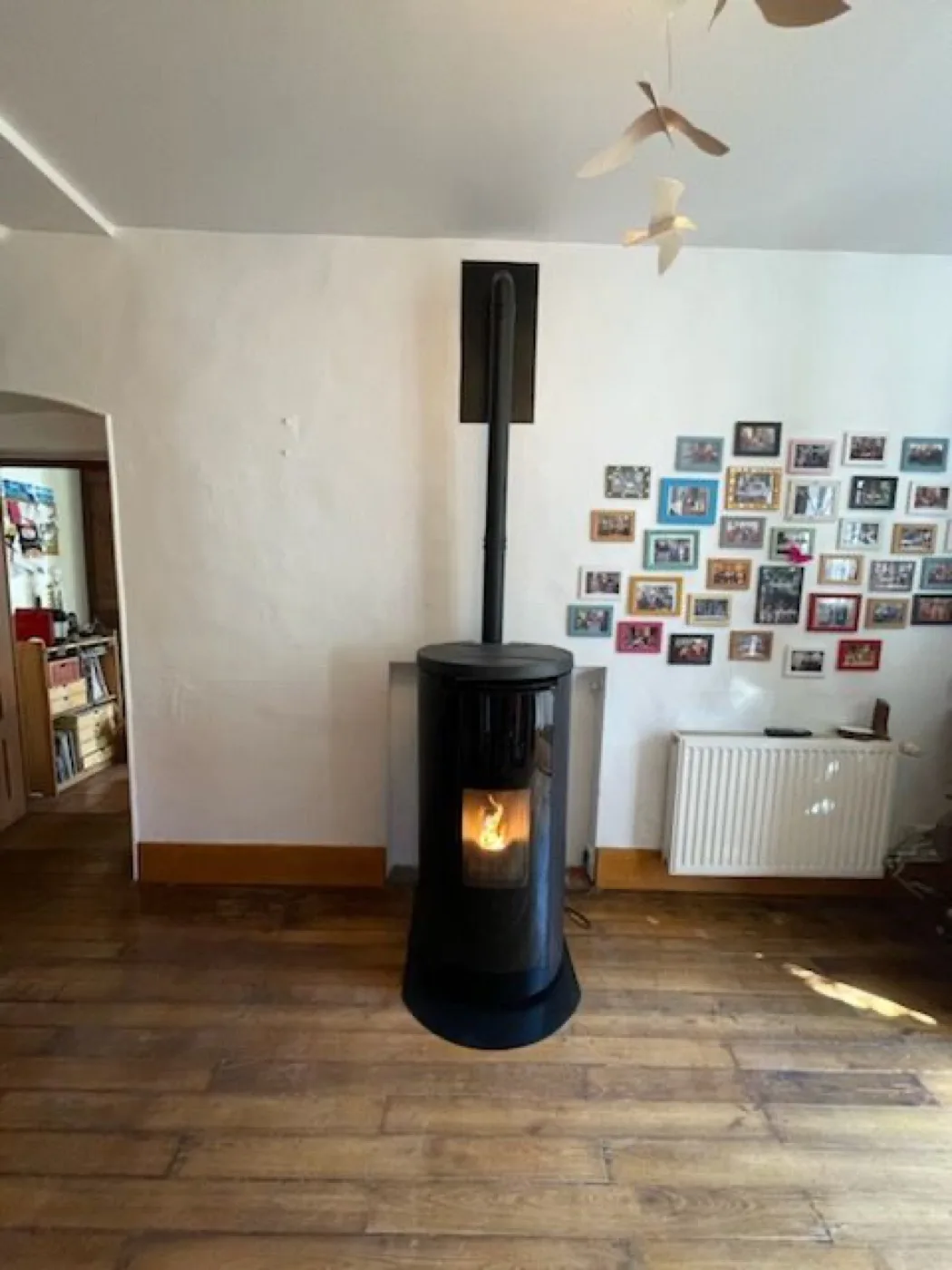 Installation de poêle par Les Flammes du Nord